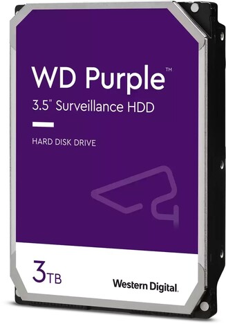 Жесткий диск  Western Digital Surveillance Purple 3.5  3TB 5.4K SATA3