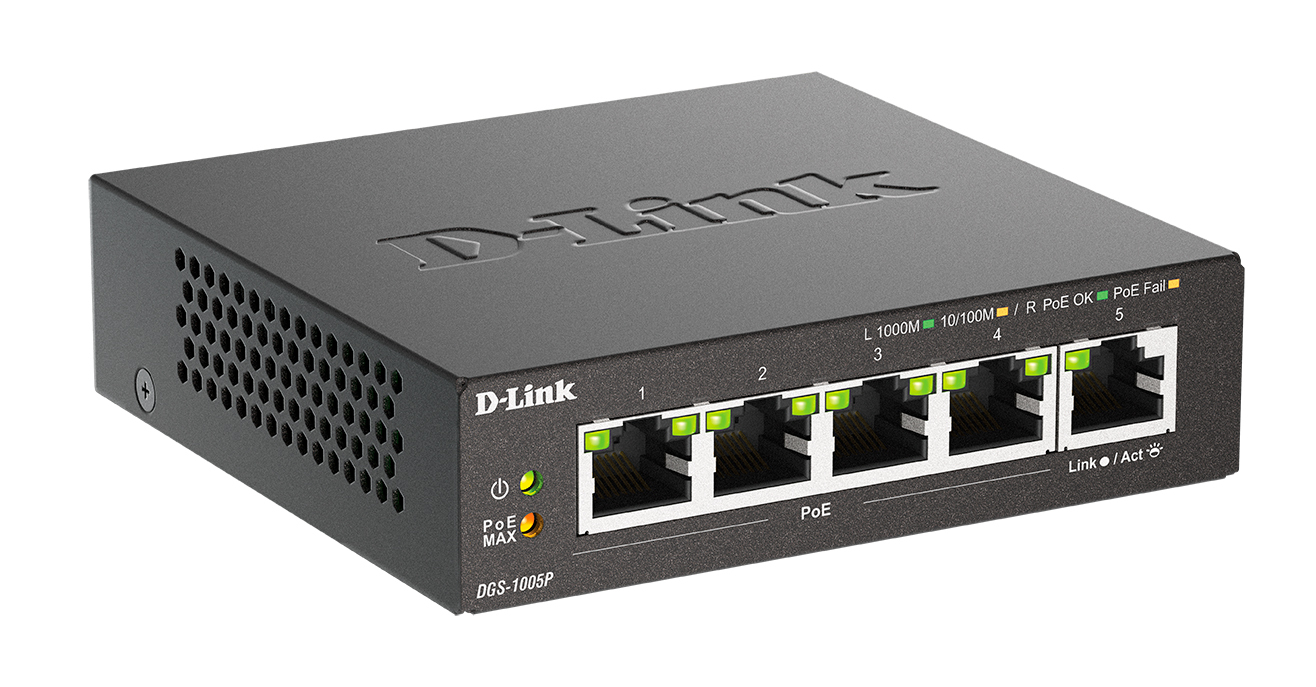 Коммутатор D-LINK DGS-1005P