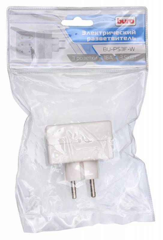 Сетевой фильтр Buro Сетевой разветвитель BU-PS3F-W