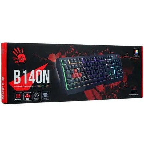 Клавиатура A4tech Bloody B140N, цвет черный