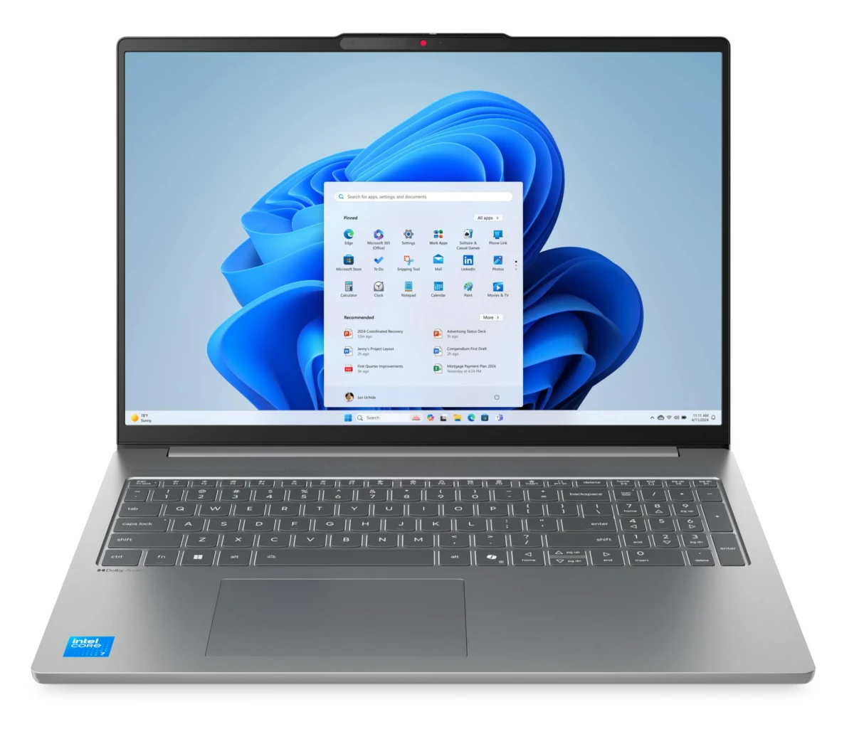 Ноутбук LENOVO IdeaPad Slim 5 G10 16IRH10 Intel Core 7 240H (серый)