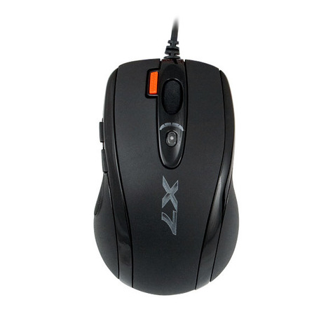 Мышь A4Tech X-710MK черный оптическая 2000dpi USB 7but (X-710MK USB)