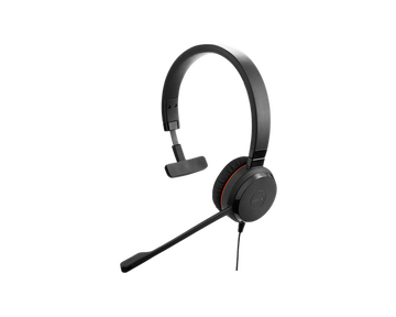 Гарнитура с 1 наушником Jabra Evolve EVOLVE 20 Mono, цвет красный/черный