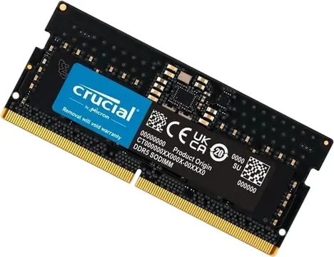 Оперативная память Crucial Laptop DDR5 5600МГц 1x8ГБ CL46, CT8G56C46S5