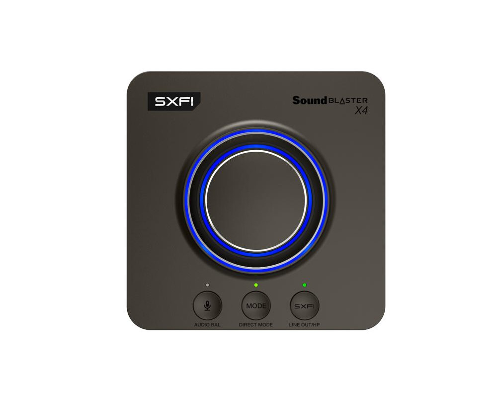 Звуковая карта CREATIVE USB Sound Blaster X4