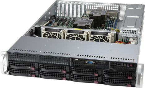 Шасси SUPERMICRO SuperChassis 2U 825BTQC-R1K23LPB