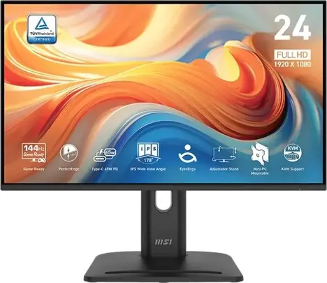 Монитор MSI MP245PHG E14 23.8-inch черный