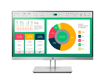 Монитор HP E223 21.5-inch серебристый