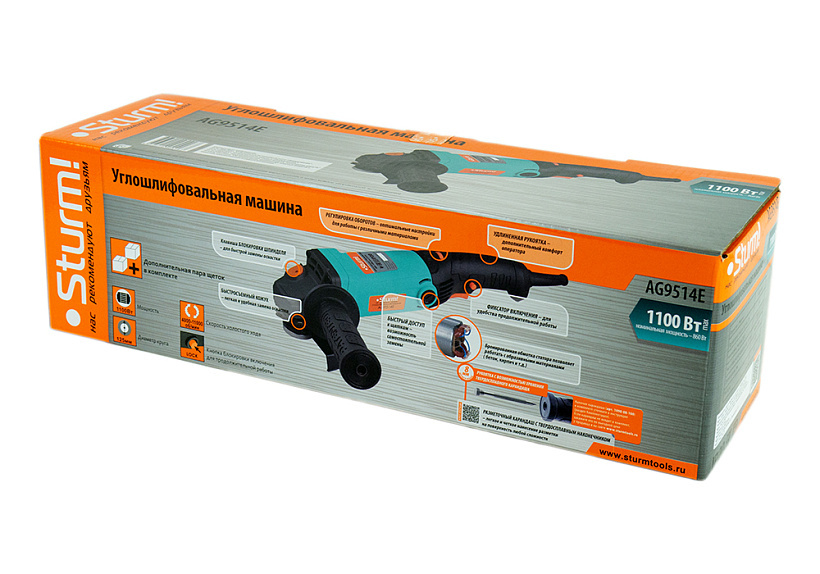 Углошлифовальная машина STURM! AG9514E
