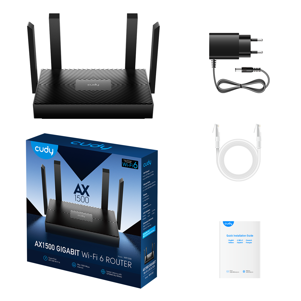 Wi-Fi роутер CUDY WR1500