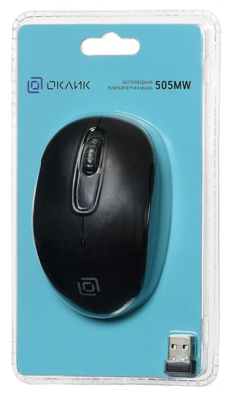 Мышь Oklick Мышь 505MW 1018256, цвет черный