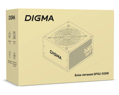 Блок питания DIGMA DPSU-550W