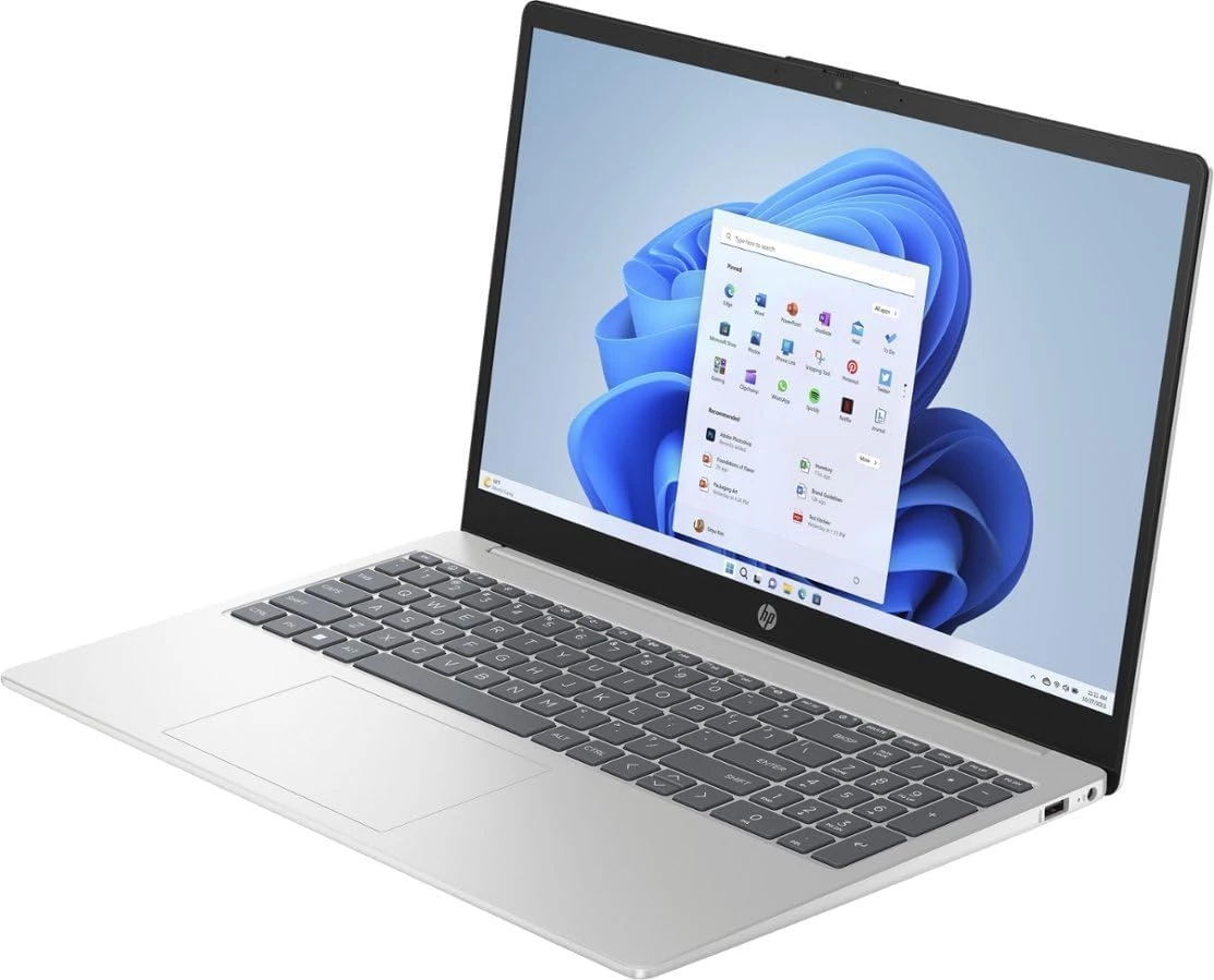 Ноутбук HP Inc. 15-fc0024ny AMD Ryzen 7 7730U (серебристый)