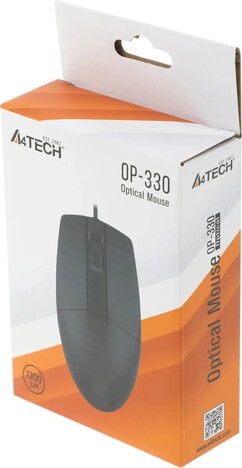 Мышь A4tech OP-330 (BLACK), цвет черный