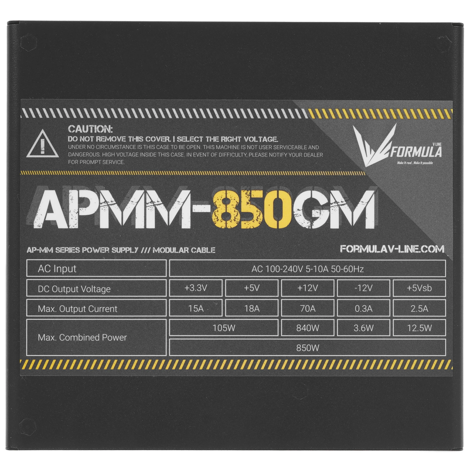 Блок питания FORMULA APMM GM Gen.5 80+ gold 850W