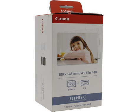 Комплект картриджей голубой, пурпурный, желтый Canon KP-108IN, 3115B001