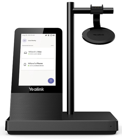 Гарнитура с 1 наушником Yealink WH66, цвет черный