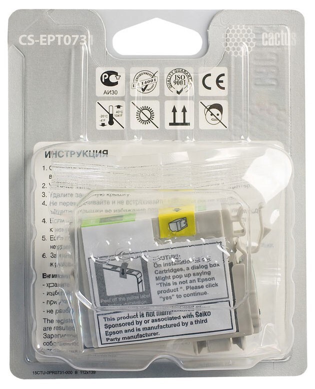 Картридж черный Cactus CS-EPT0731