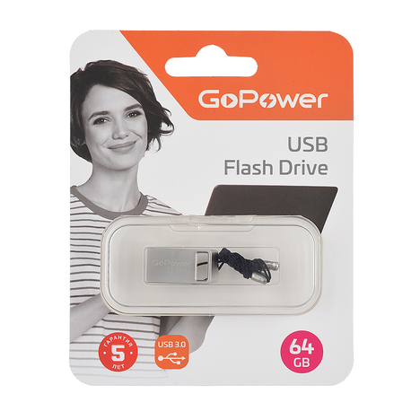 Флешка GoPower MINI 64GB