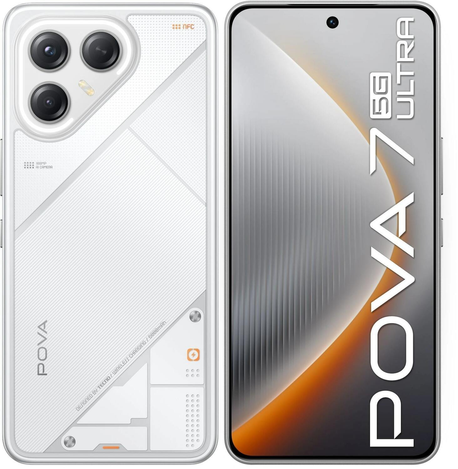 Смартфон TECNO POVA POVA 7 Ultra 5G 256 ΓБ белый