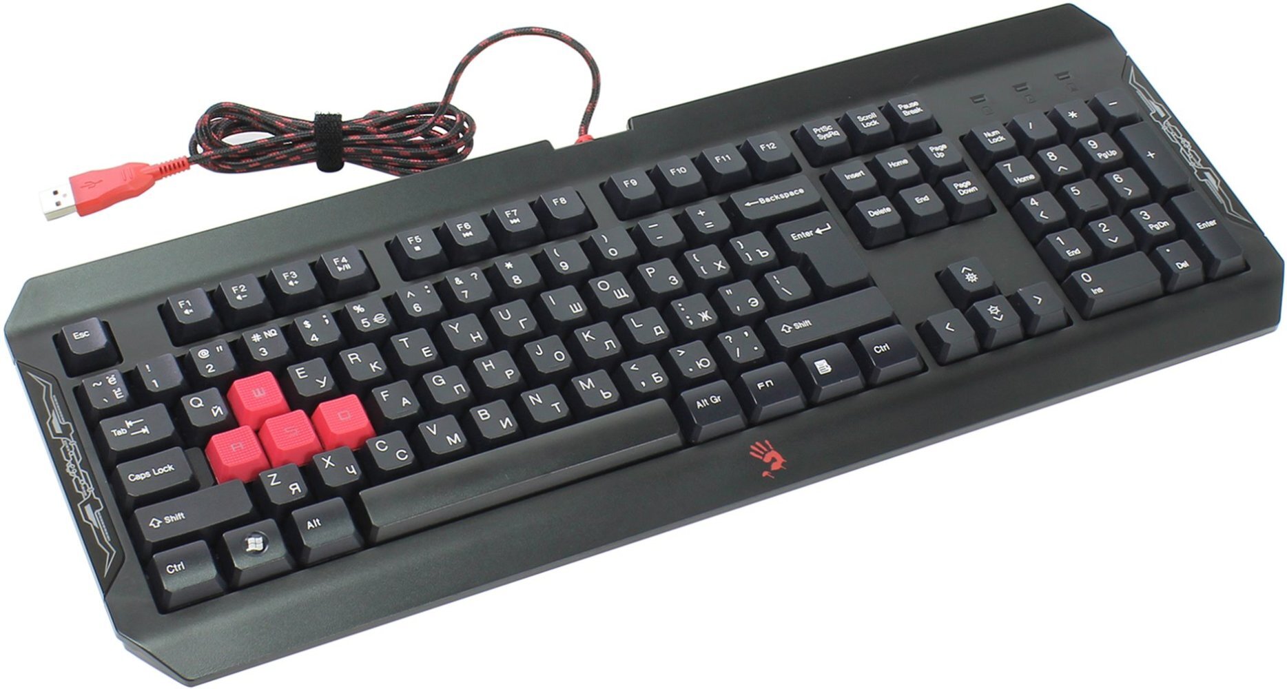 Клавиатура A4tech Bloody Q100 USB, цвет черный