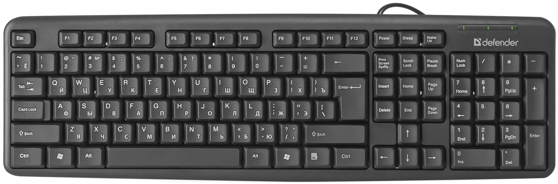 Клавиатура+мышь Defender Dakota C-270 45270, цвет черный