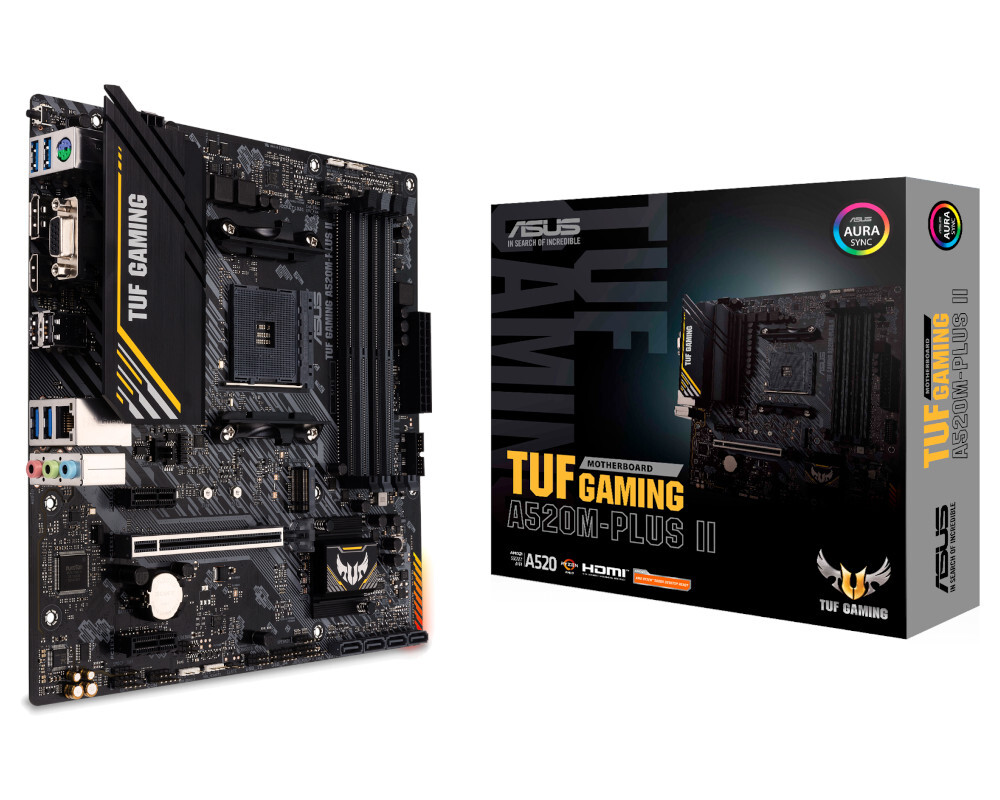 Материнская плата ASUS AMD A520 TUF GAMING A520M-PLUS II