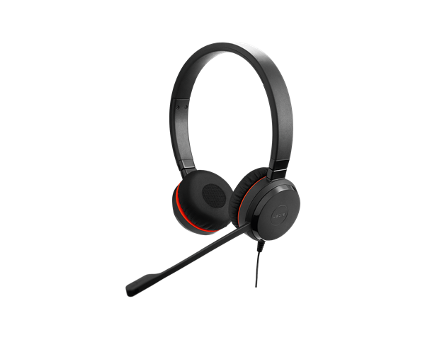 Гарнитура Jabra Evolve 20 SE, цвет красный/черный