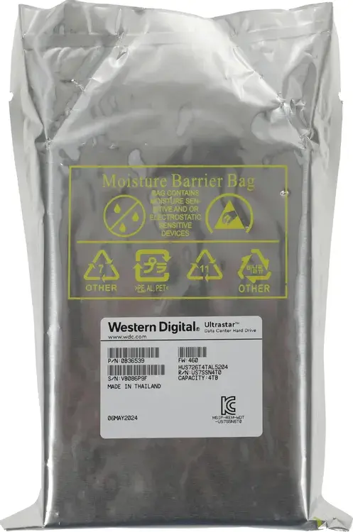 Жесткий диск  Western Digital Ultrastar DC 3.5 HC310 4 TB 7.2K SAS 12Gb/s