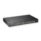 Zyxel GS1900-48HPv2 Smart L2 PoE + switch, rack 19 ", 48xGE (24xPoE +), 2xSFP, PoE budget 170 W