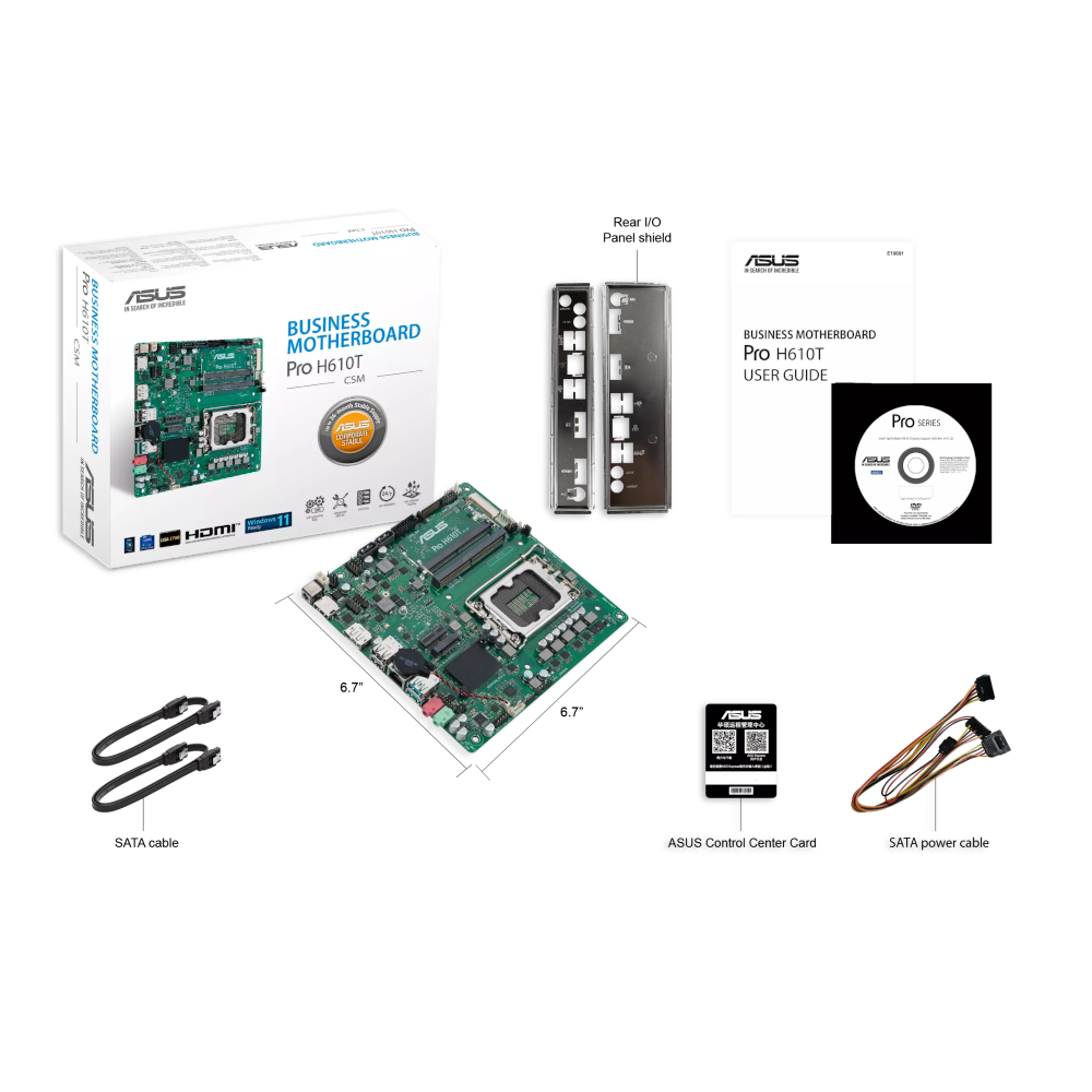 Материнская плата ASUS Intel H610 PRO H610T-CSM