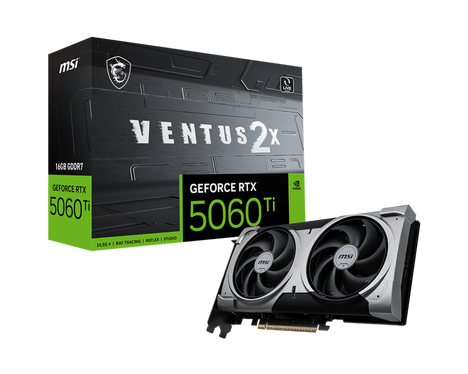 Видеокарта MSI GeForce RTX 5060 Ti 16 ΓБ Retail
