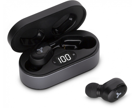 Наушники Accesstyle Silver TWS, цвет серый/черный