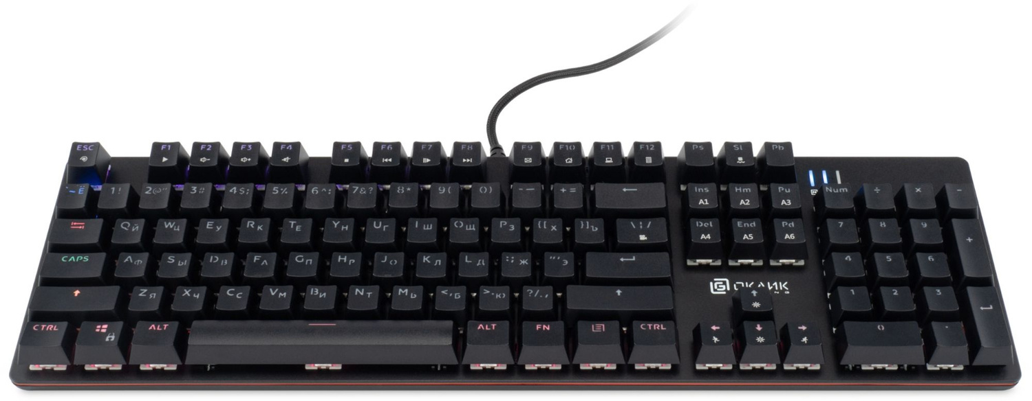 Клавиатура Oklick KeyBoard 990 G2 1875240, цвет черный