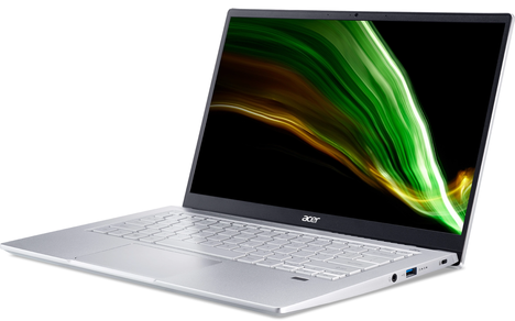 Ноутбук ACER Swift 3 SF314-511-32P8 Intel Core i3-1115G4 (серебристый)