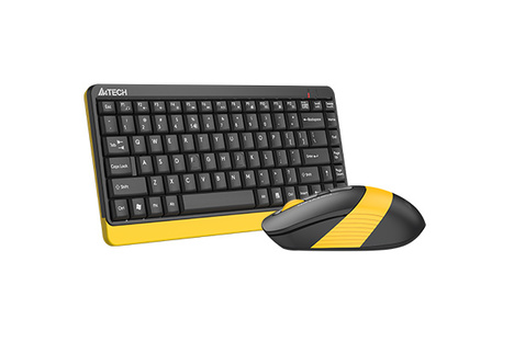 Клавиатура+мышь A4tech Клавиатура + мышь Fstyler FG1110 FG1110 BUMBLEBEE, цвет черный
