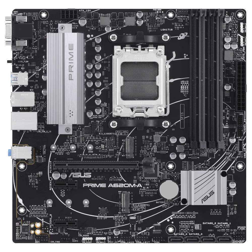 Материнская плата ASUS AMD A620 PRIME A620M-A-CSM