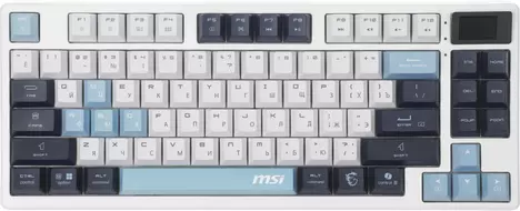 Клавиатура MSI FORGE GK600 TKL WIRELESS SKY S11-43RUP01-HH9, цвет серый