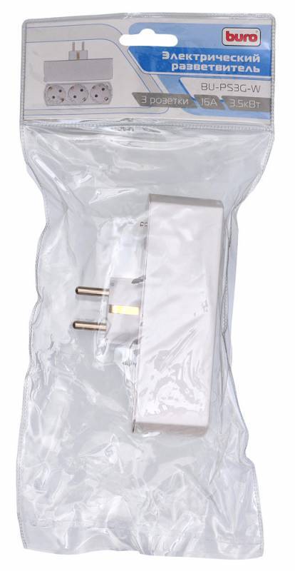 Сетевой фильтр Buro Сетевой разветвитель BU-PS3G-W