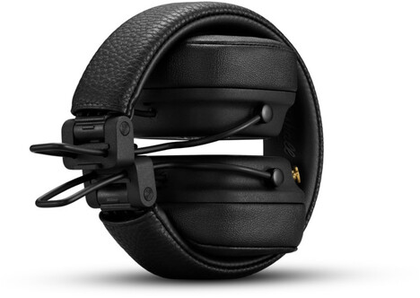 Гарнитура накладные Marshall Major IV черный беспроводные bluetooth оголовье (MAJOR IV BLACK)