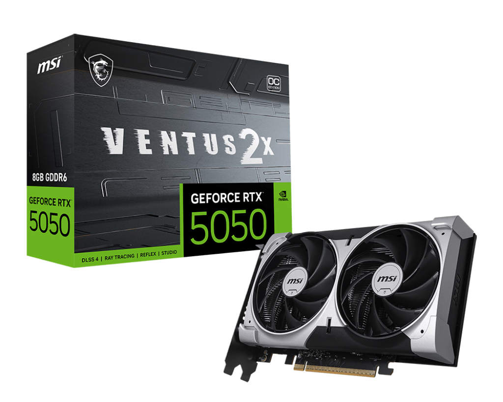 Видеокарта MSI GeForce RTX 5050 8 ΓБ Retail