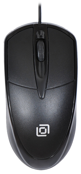 

Мышь Оклик 125M черный оптическая (1200dpi) USB (3but)