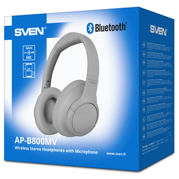 Bluetooth-гарнитура SVEN AP-B800MV, цвет серый