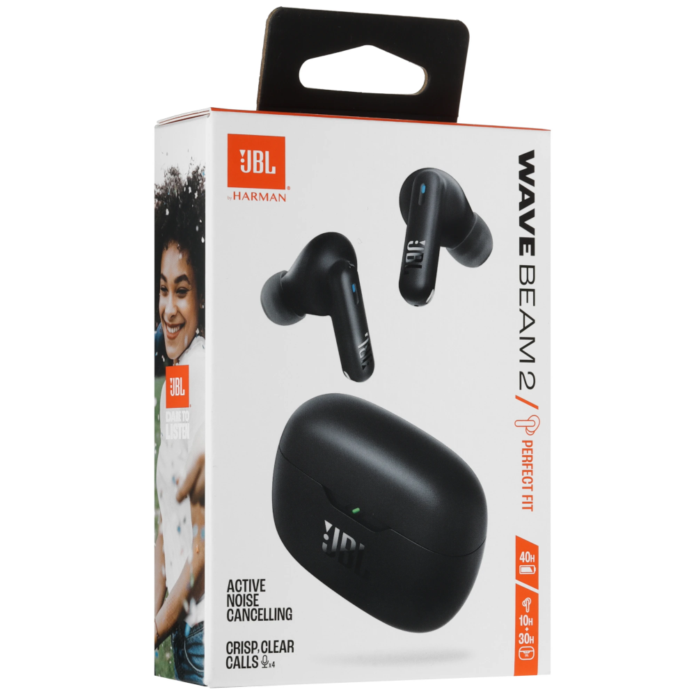 Bluetooth-гарнитура JBL Wave Beam 2, цвет черный