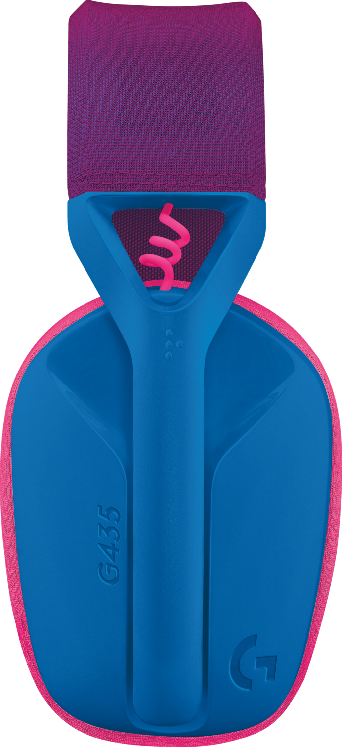 Bluetooth-гарнитура Logitech G435, цвет голубой/розовый