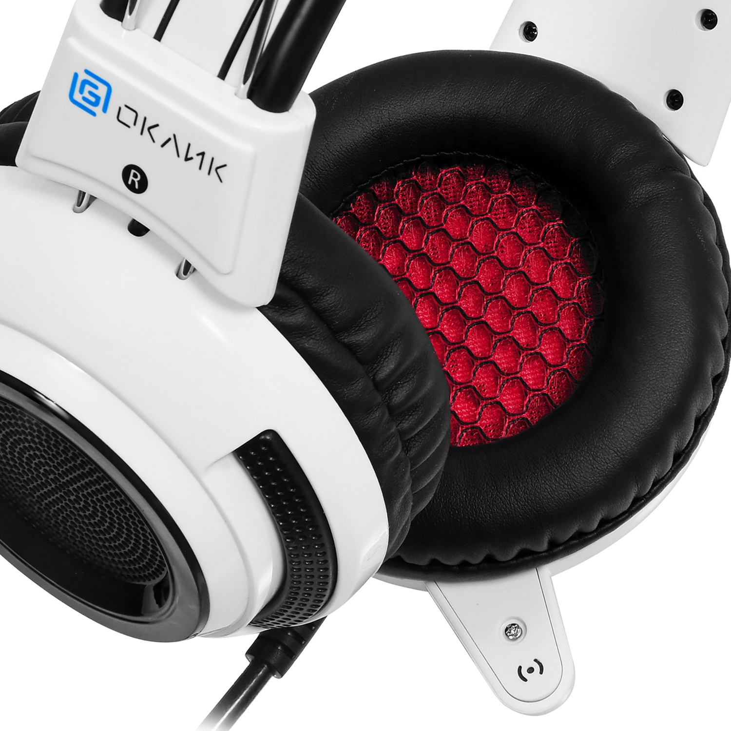Наушники Oklick HS-G300 ARMAGEDDON, цвет белый/черный