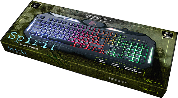 Клавиатура Qumo Клавиатура Spirit K09 20795_Qumo, цвет черный