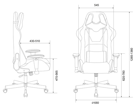 Кресло игровое ZOMBIE  VIKING KNIGHT