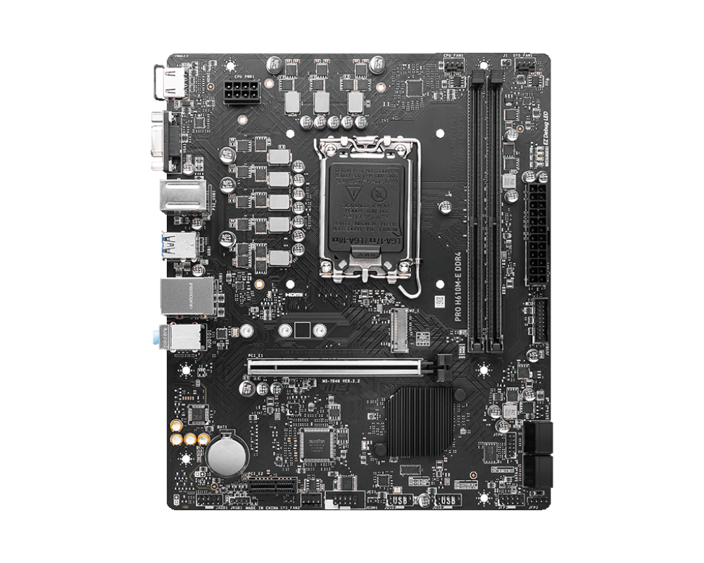 Материнская плата MSI Intel H610 PRO H610M-E DDR4