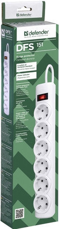 Сетевой фильтр Defender DFS 151